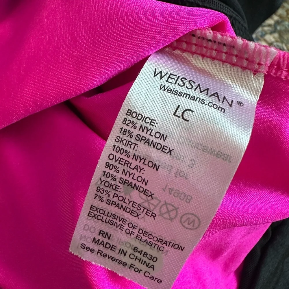 Weissman Pink and Black LC Dance Wear